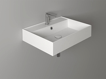 Раковина из сантехнического фаянса Simas AG 61 bia 60х50 подвесная цвет белый